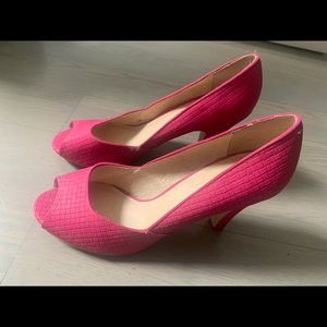 Hot Pink Chelsea Crew Pumps
